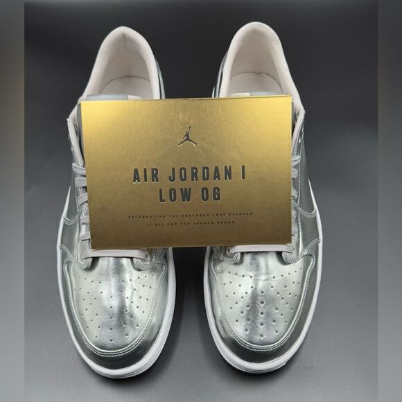 Jordan Other - Air Jordan 1 Retro Low OG Pinnacle 'Metallic Silver'